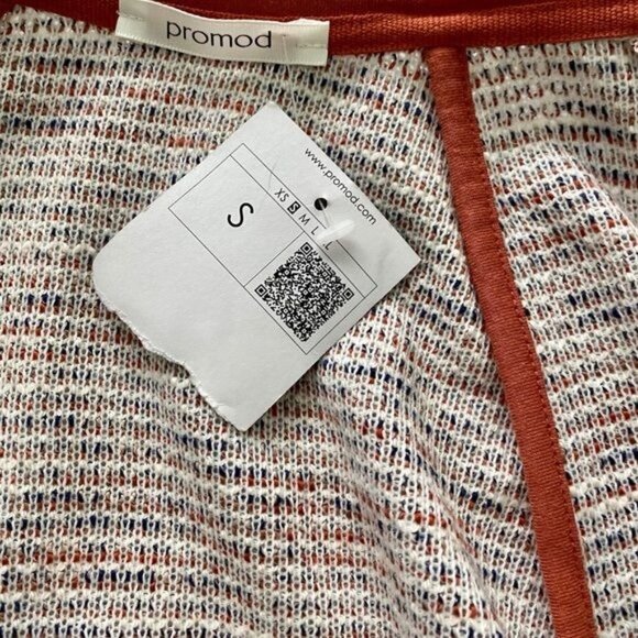 Promod Open Front Sweater with Pockets NEW NWT Womens Small - Picture 6 of 9